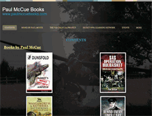 Tablet Screenshot of paulmccuebooks.com